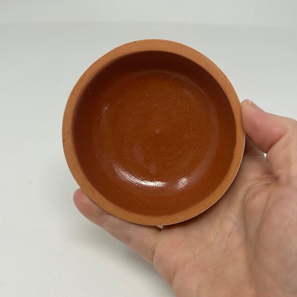 Native American ~ High Elk Sioux Pottery Trinket Bowl ~ Star Pattern - Picture 3 of 6